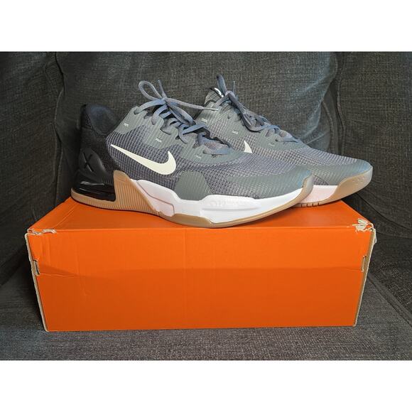 Nike Air Max Alpha Trainer 5 Shoes Iron Grey Gum Black Men's Size 13 DM0829-008 - Picture 1 of 9